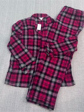 Charter Club NWT Plaid Flannel Pajama Set - Cozy Sleepwear. SIZE XL